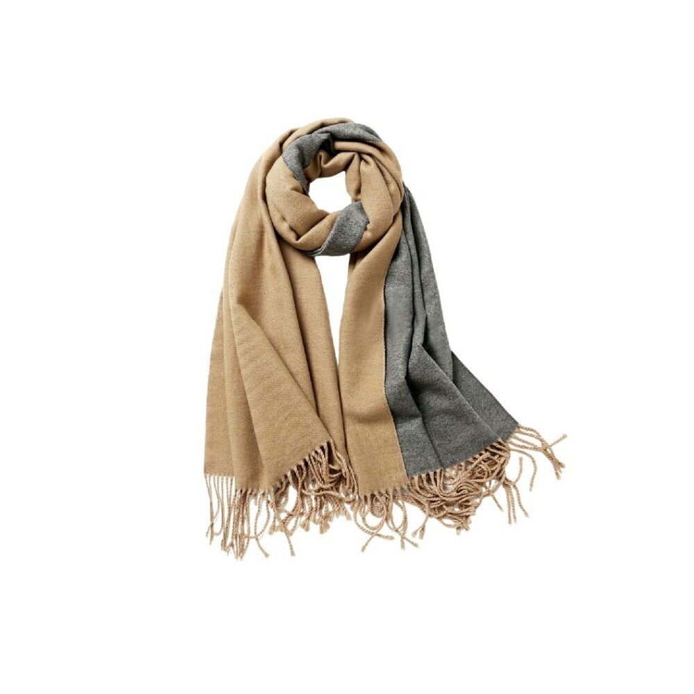 Double-Sided Cashmere Feel Pashmina Shawl Wrap 74x25 Soft Warm